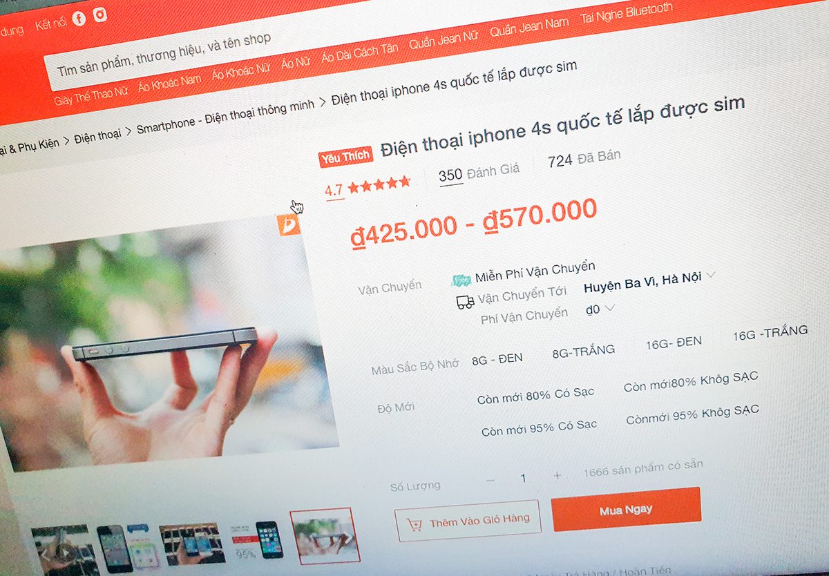 iPhone đời cũ giá 400.000 đồng bán tràn lan 1 iPhone đời cũ giá 400.000 đồng bán tràn lan 1