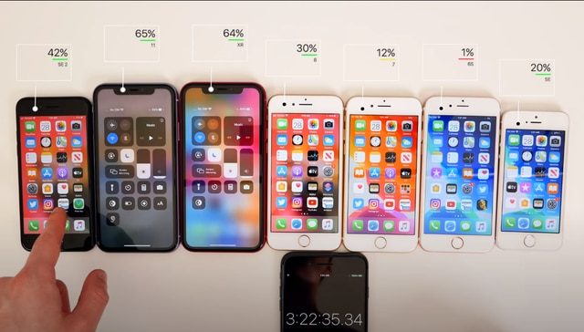 Thử so kè thời lượng pin của iPhone SE 2020 với các đàn anh tiềm nhiệm: Liệu phần thắng sẽ thuộc về ai? 3 Thử so kè thời lượng pin của iPhone SE 2020 với các đàn anh tiềm nhiệm: Liệu phần thắng sẽ thuộc về ai? 3