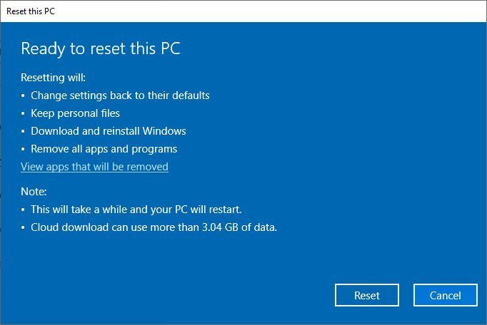 Cách cài lại Windows 10 từ đám mây của Microsoft bằng tính năng Cloud Recovery