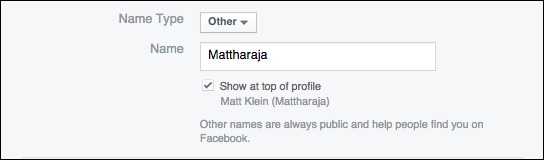 Cách đặt nickname trên Facebook để không bị lẫn với ai