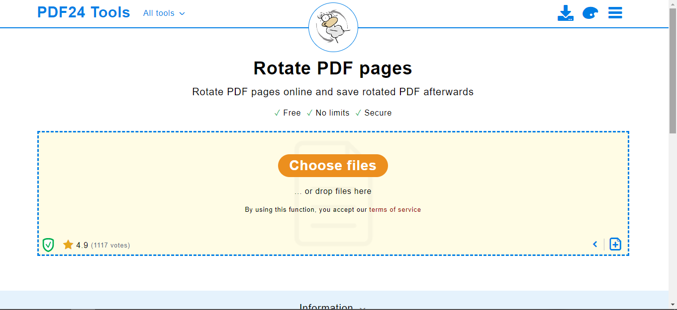 Bí quyết xoay file PDF trong vòng một nốt nhạc