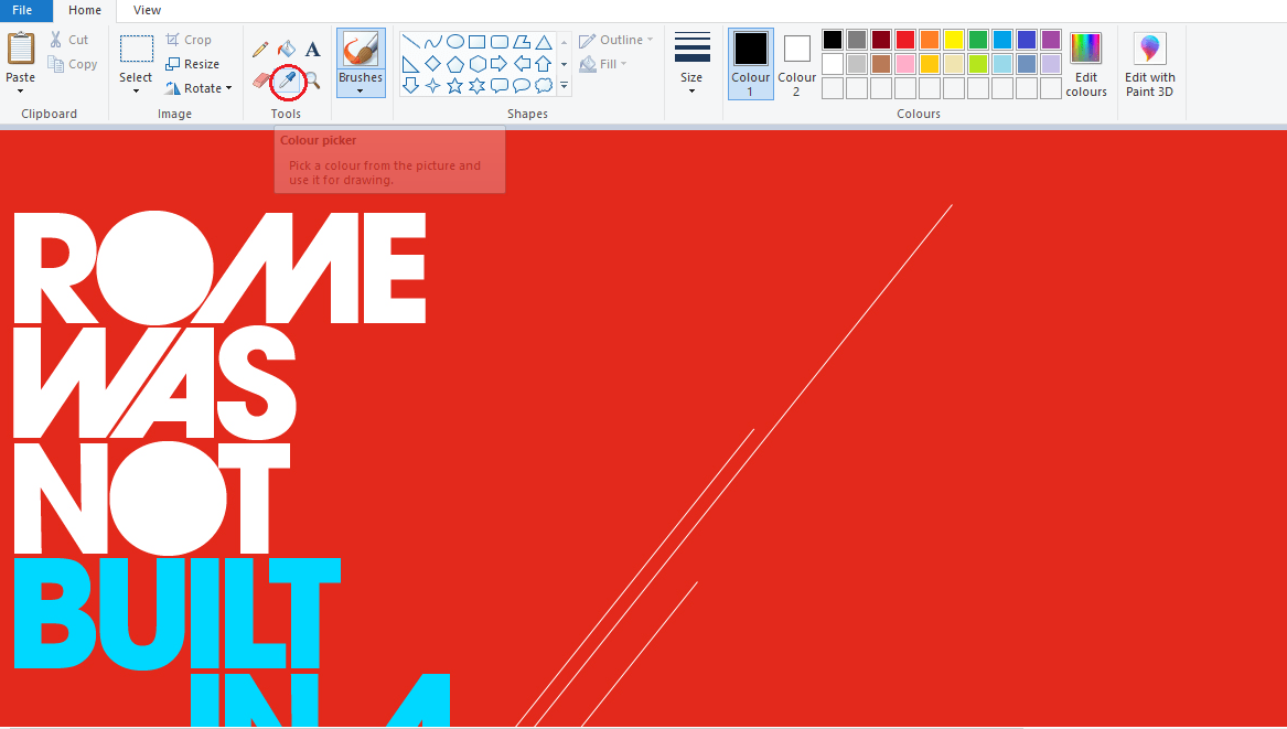 Revealing how to separate text from photos with Paint, 60 seconds is done