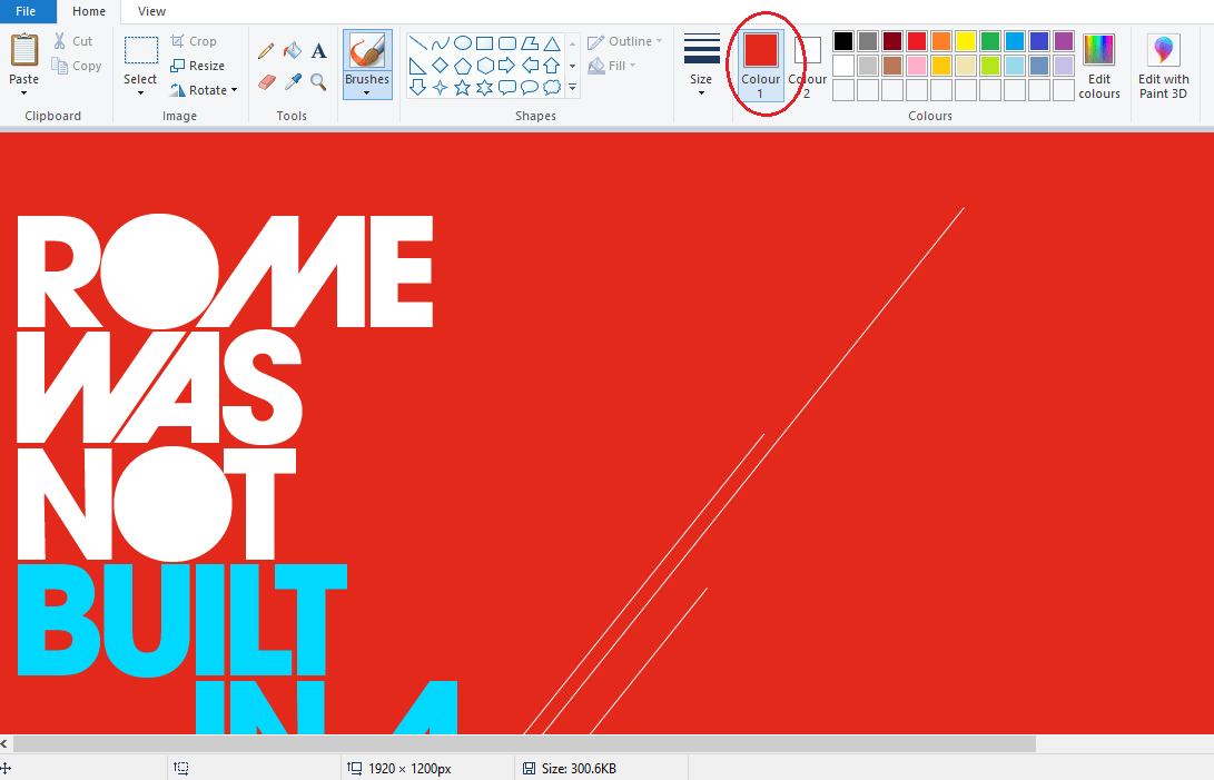 Revealing how to separate text from photos with Paint, 60 seconds is done