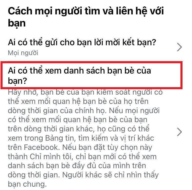 Cách ẩn bạn bè trên Facebook bằng iPhone chỉ với 5 bước đơn giản