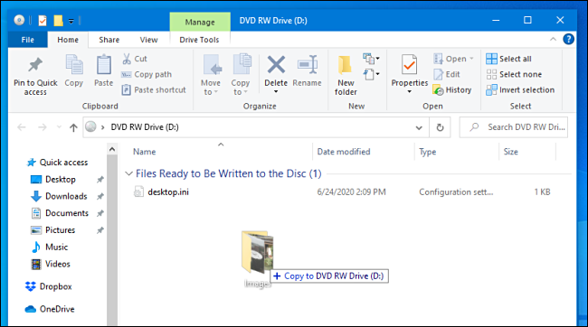 Hướng dẫn bạn cách ghi tập tin vào đĩa CD/DVD trên Windows 10