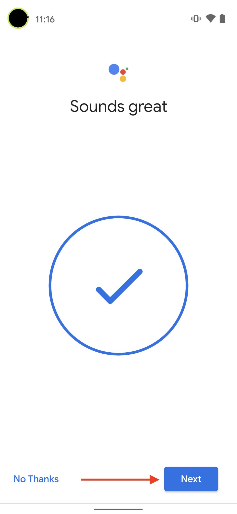Bật tính năng Voice Match của Google Assistant