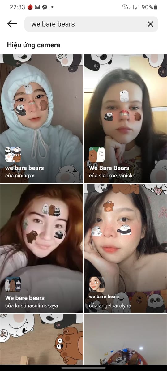 Hướng dẫn chụp ảnh với 3 chú gấu trên mặt ứng dụng Instagram