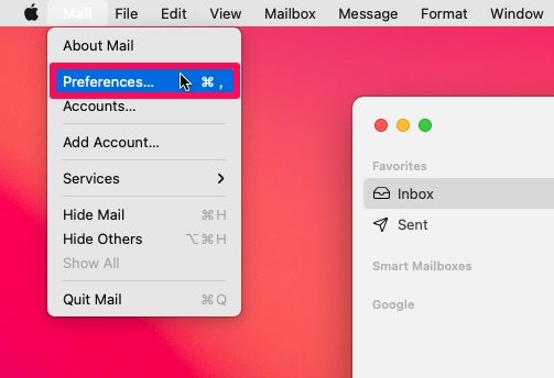 chặn và bỏ chặn email cho Macbook