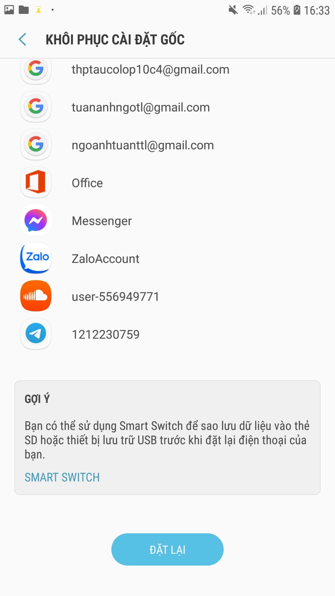 Cách reset Android khôi phục điện thoại như lúc mới mua