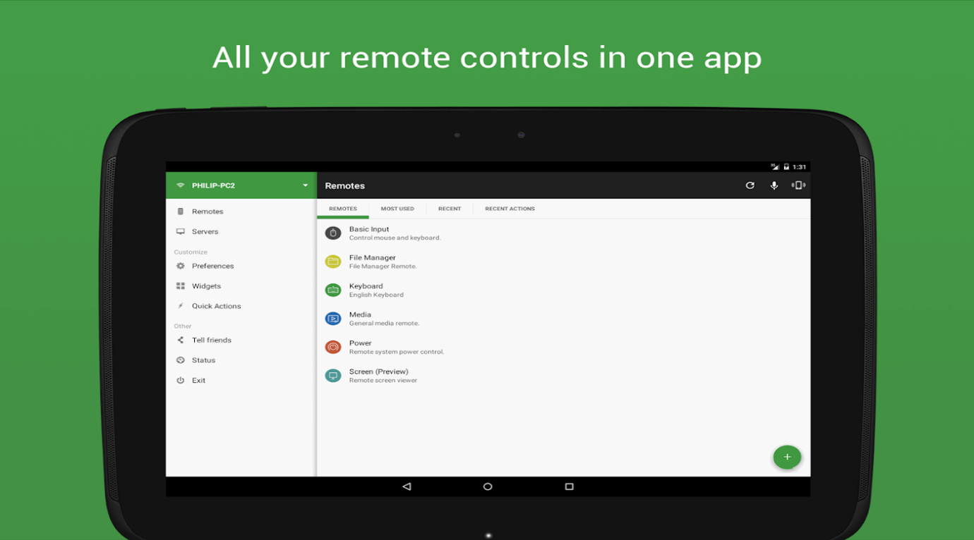 Control computer by Android phone via Wifi 05