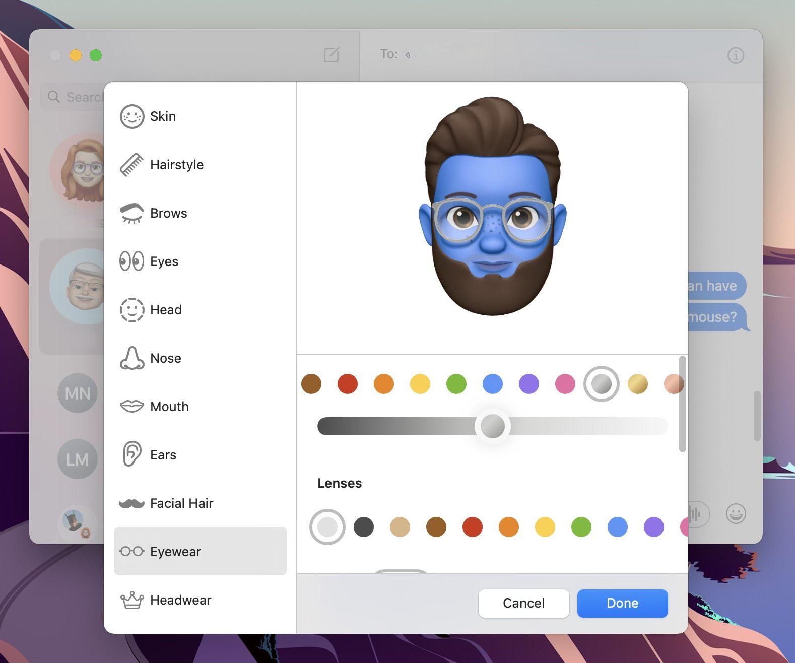 Tạo Memoji với macOS Big Sur đón đầu xu hướng mới trong vòng 1 nốt nhạc tạo memoji trên máy mac 7