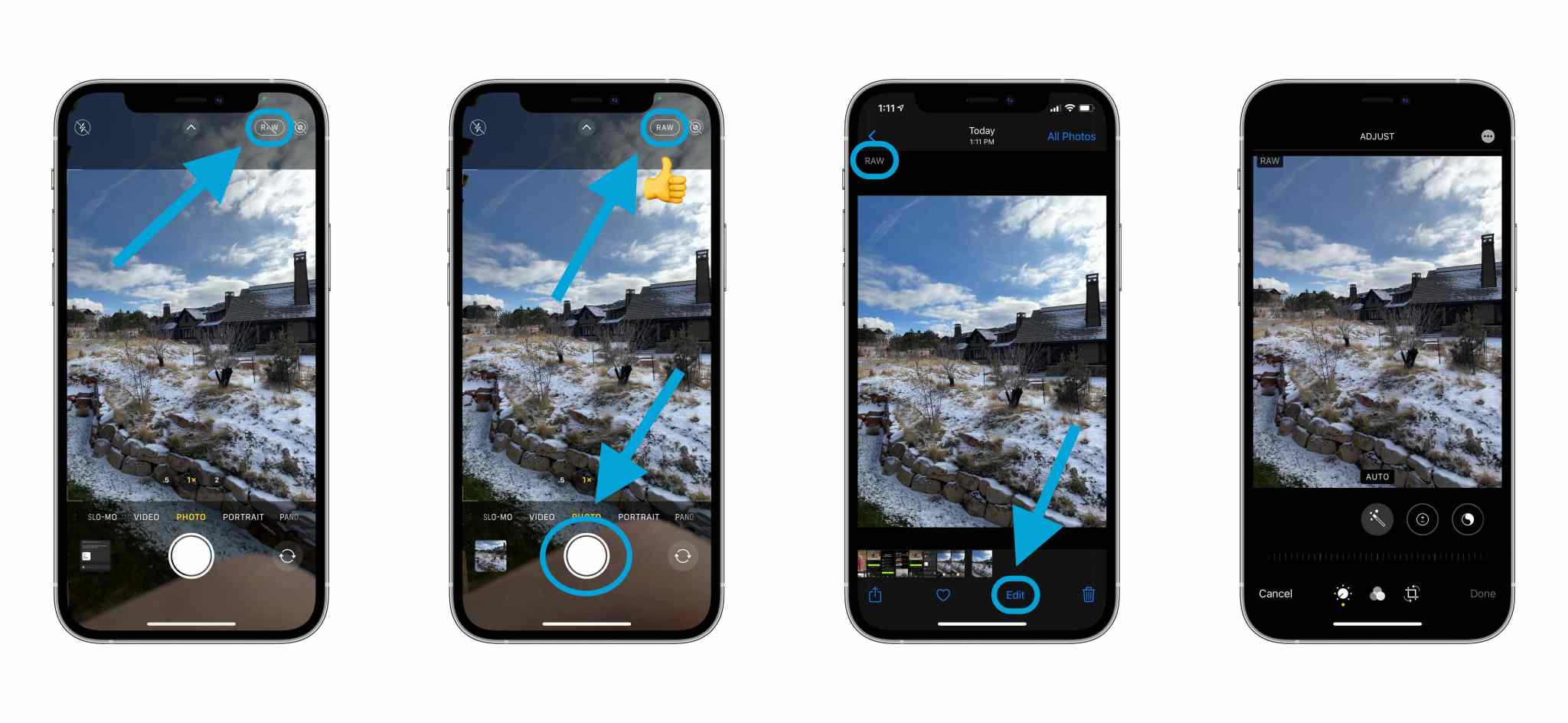 cách chụp ảnh ProRAW 2