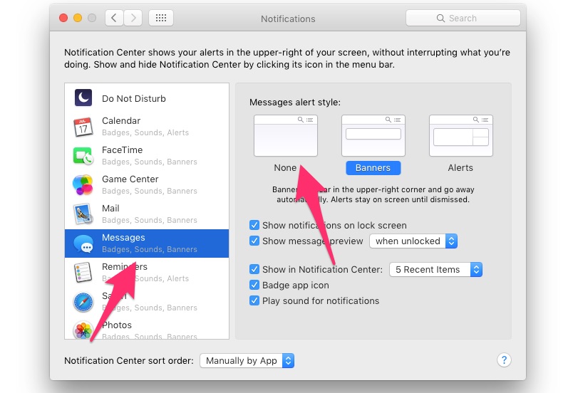 Cách tắt thông báo iMessage trên máy Mac trong 3 bước.