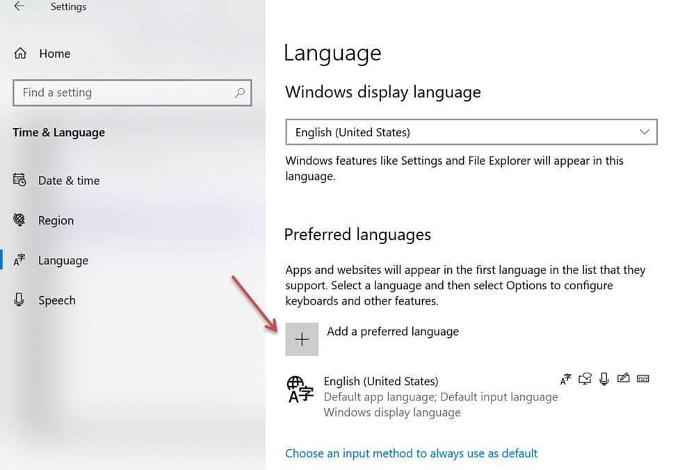 Thủ thuật cài tiếng Việt cho Windows 10 3