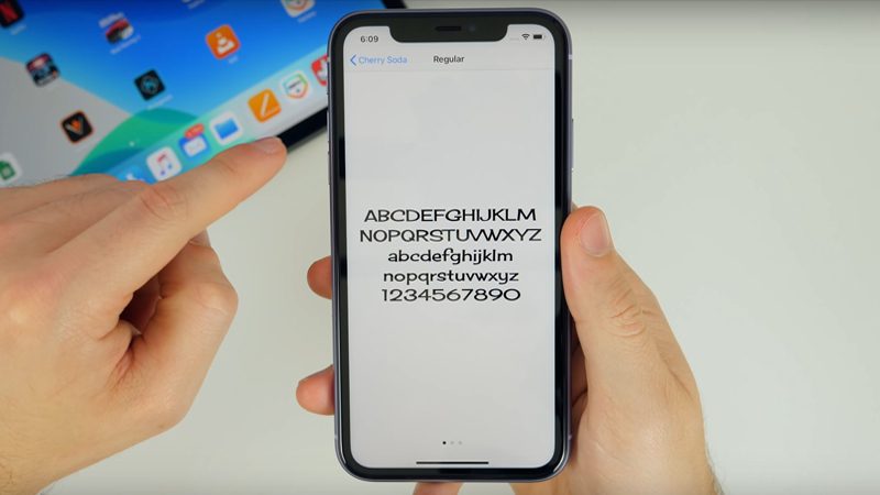 app font chu dep cho iphone