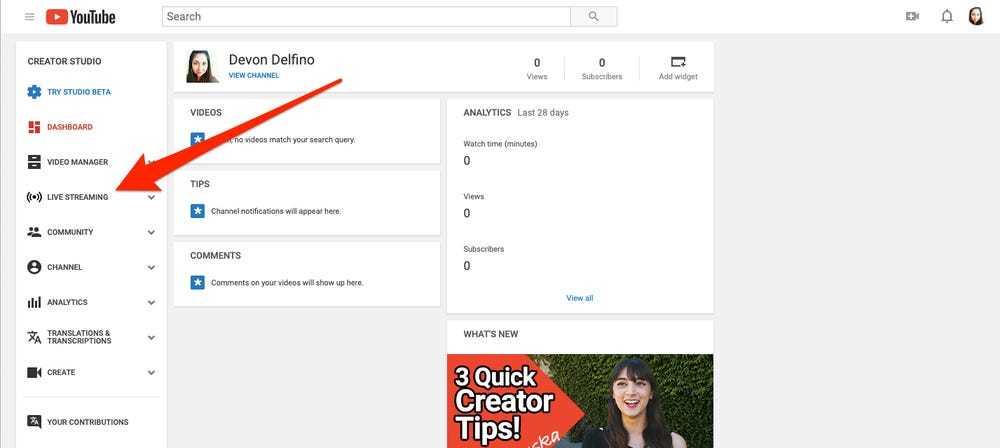 2 ways to live stream YouTube for beginners
