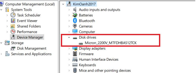 Instructions on how to check SSD or HDD you should know