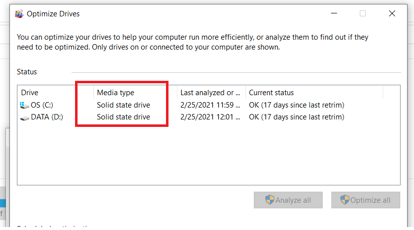 Instructions on how to check SSD or HDD you should know