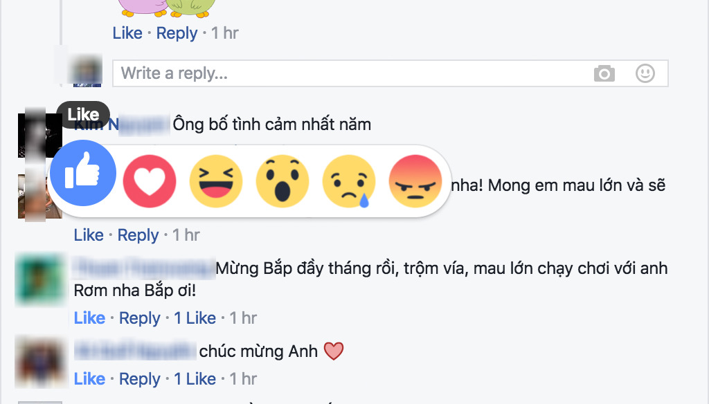Instructions on how to remove emojis on Facebook comments