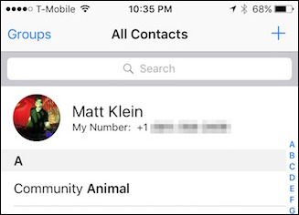 How to secure your third name on iPhone 05