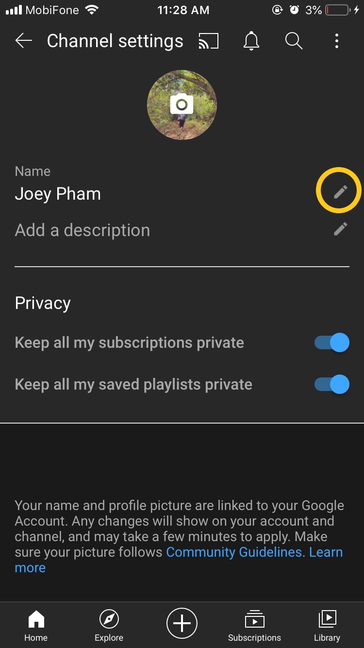 How to change your name on YouTube on phones and computers