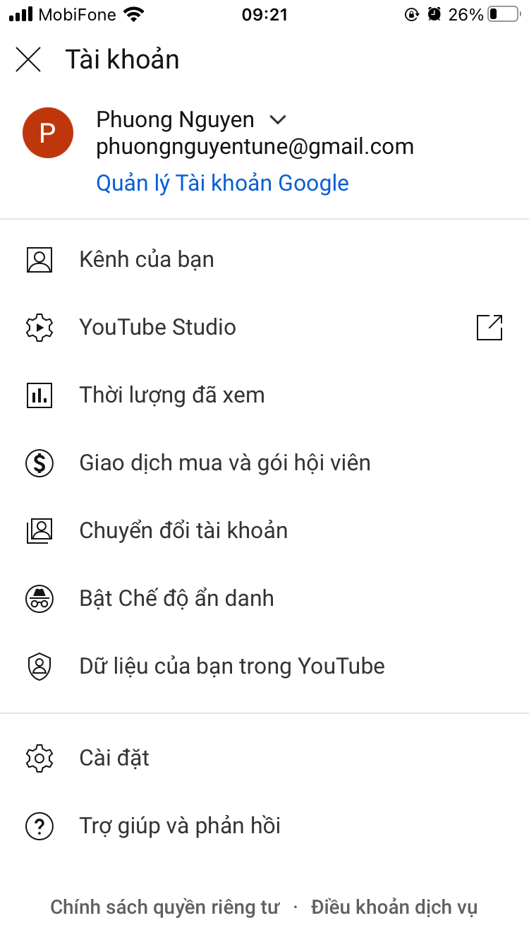 cách tạo link video trên youtube 3