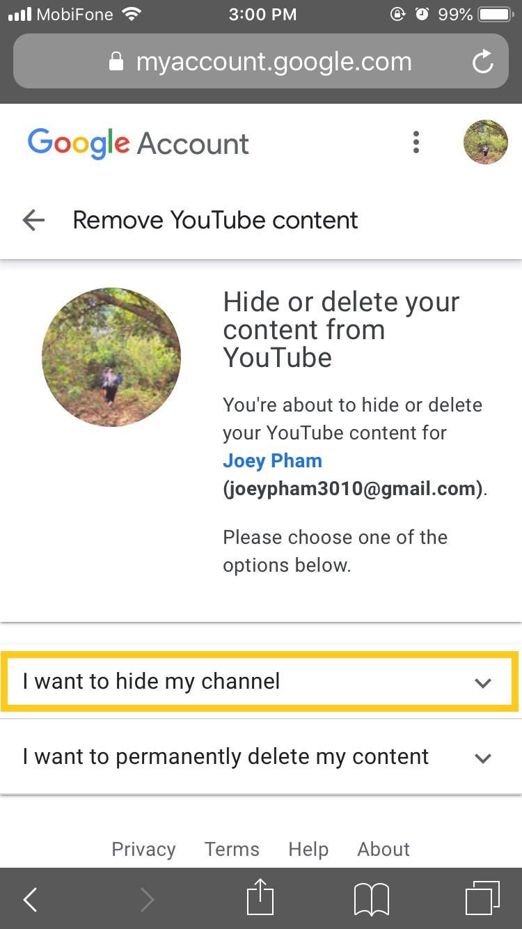 Hướng dẫn chi tiết cách xóa kênh YouTube trên điện thoại
