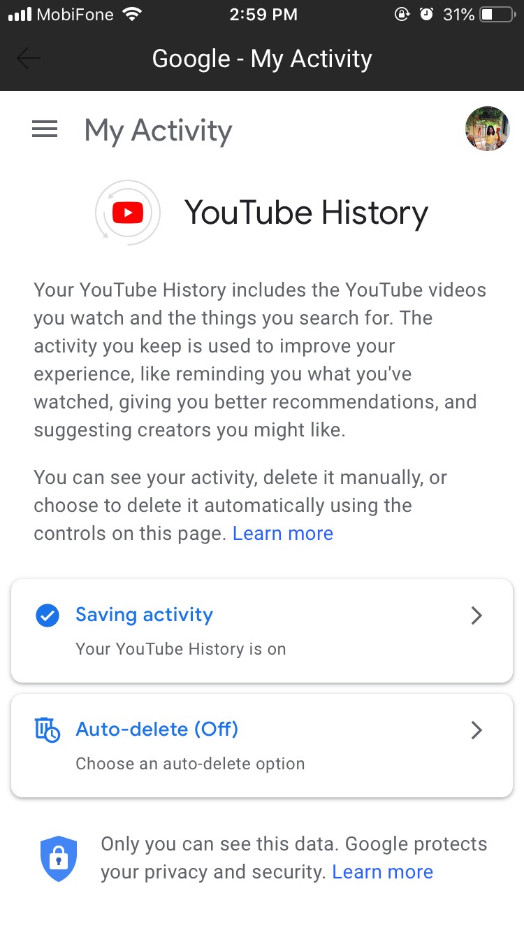 Cách xóa lịch sử tìm kiếm trên YouTube trên iPhone đơn giản