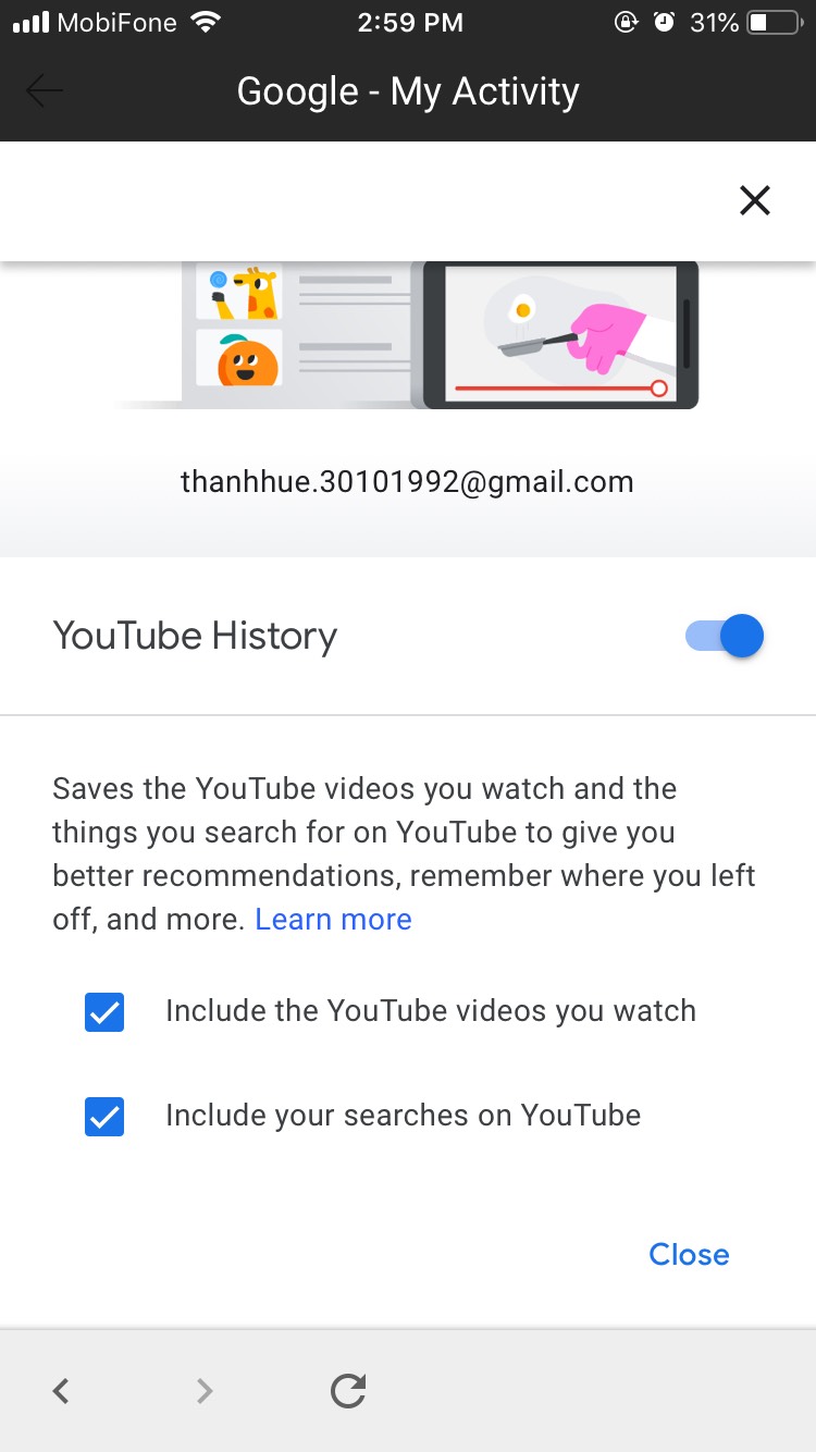 Hướng dẫn xóa triệt để lịch sử tìm kiếm YouTube