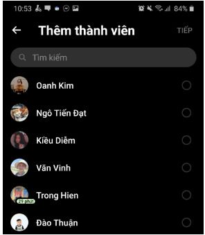 Hướng dẫn cách tạo nhóm trên Messenger