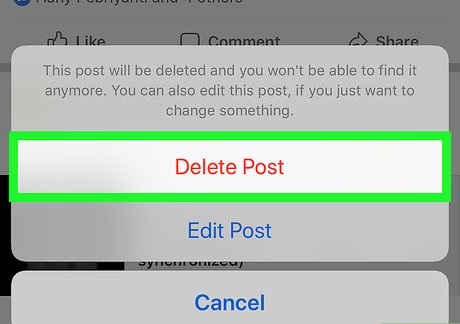 Detailed instructions on how to delete posts in a group on Facebook
