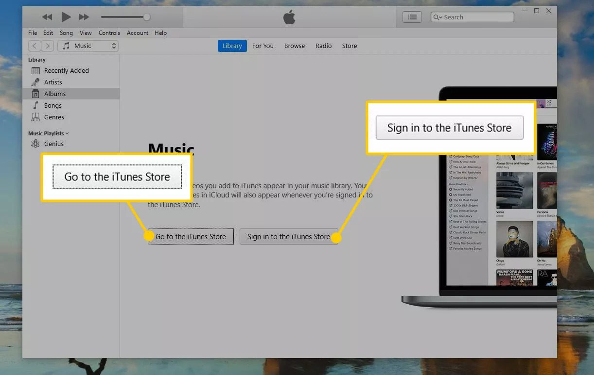 Instructions on how to use iTunes on a computer from A to Z