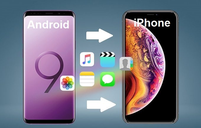 transfer data from android to iphone