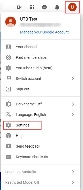 Chuyển kênh youtube sang gmail khác 