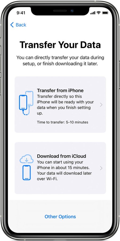 transfer apps from iphone to iphone 3