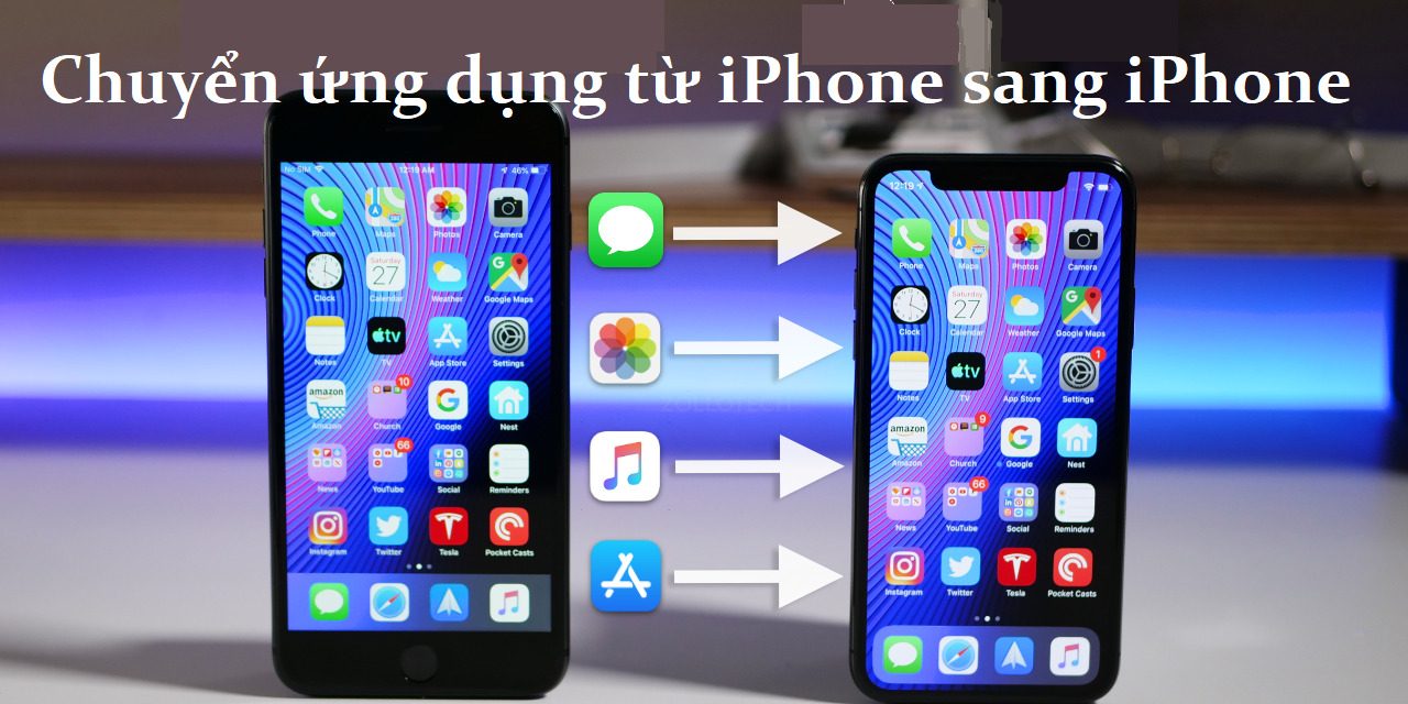 Chuyển ứng dụng từ iPhone sang iPhone siêu cấp vip pro