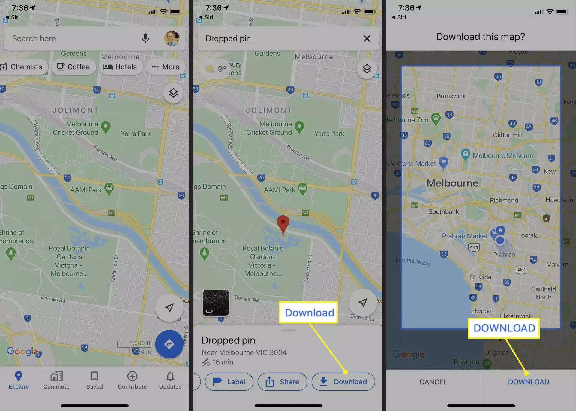 Cách tải bản đồ offline, mạnh dạn dùng Google Maps dù không có internet