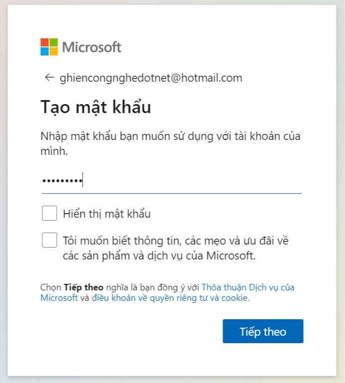 tao tai khoan microsoft 5