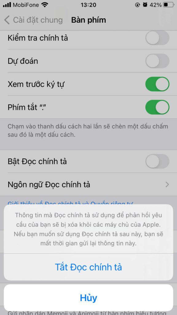 Cảm giác gõ sẽ mượt mà hơn với cách tắt biểu tượng Micro trên bàn phím iPhone tat bieu tuong micro tren ban phim iphone