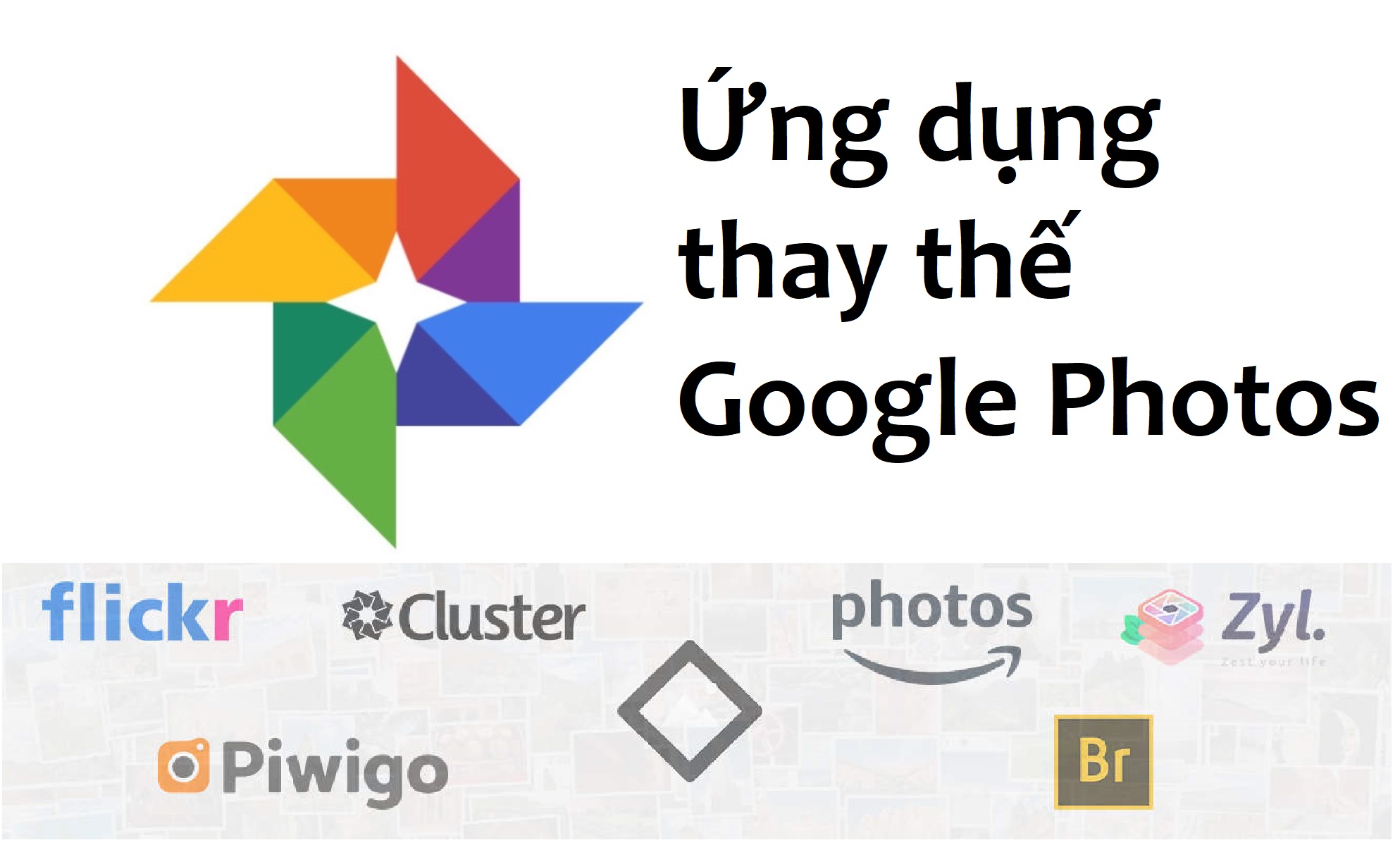 Use the google photos instead