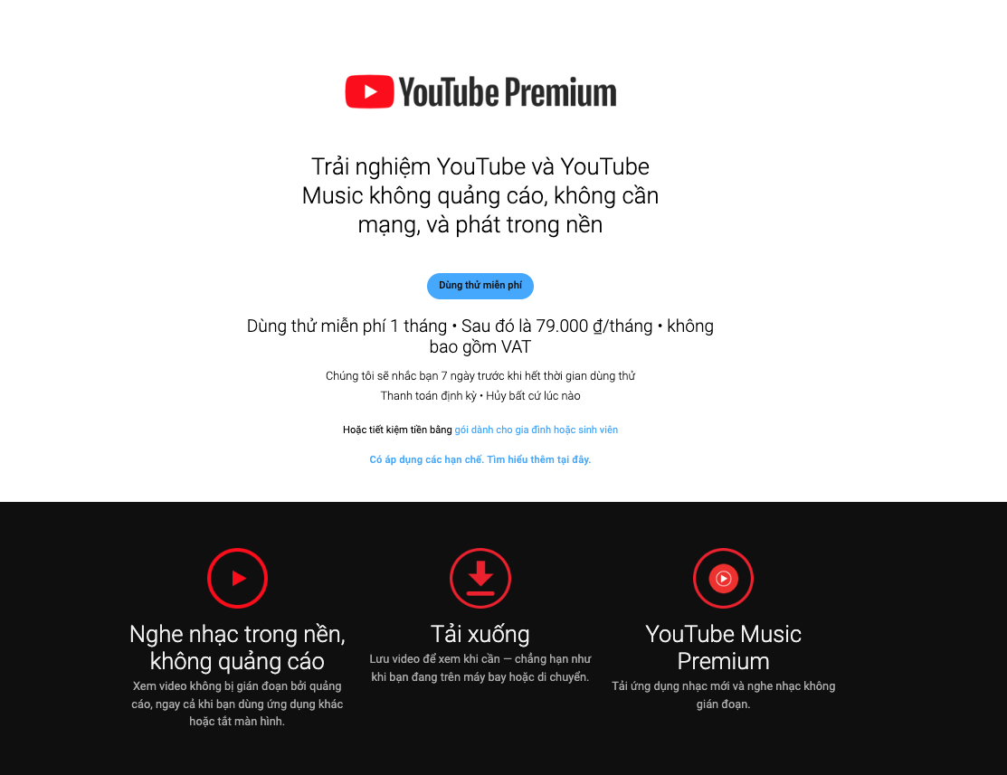 YouTube Premium là gì?