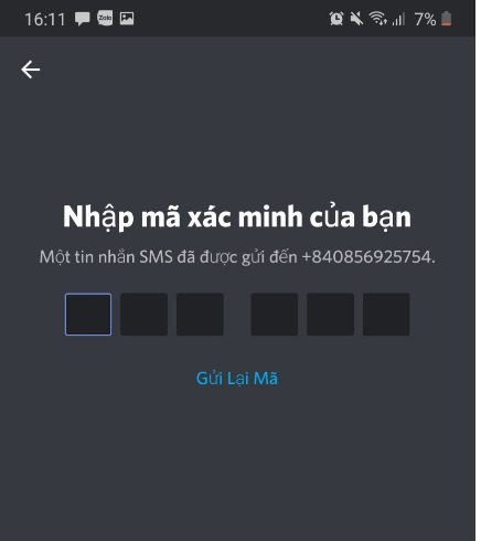 Instructions on how to register Discord