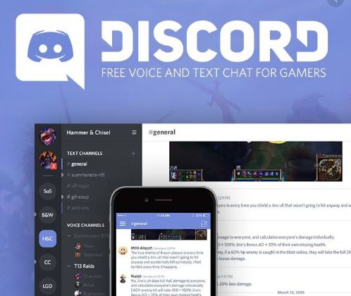 Instructions on how to register Discord