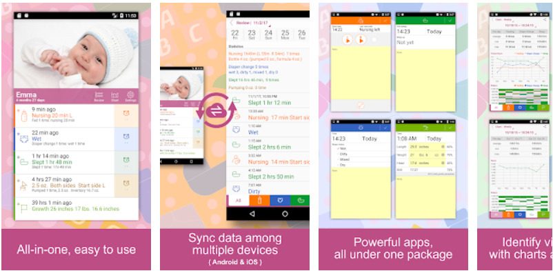 App theo gót dõi bé - Baby Tracker