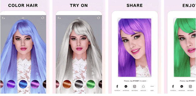 Top 5 app chỉnh màu tóc cho chị em cực chân thật