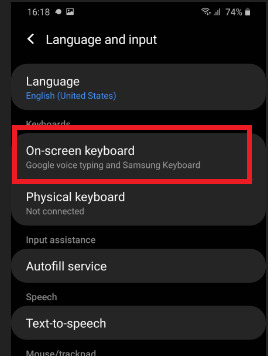 Add Vietnamese keyboard for Android from Settings