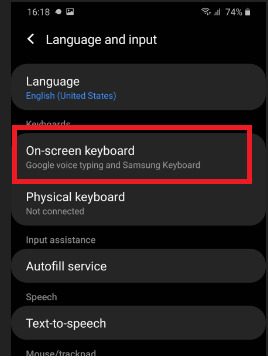 Add Vietnamese keyboard for Android from Settings