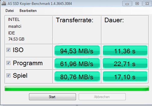 Phần mượt test vận tốc ổ cứng - AS SSD Benchmark