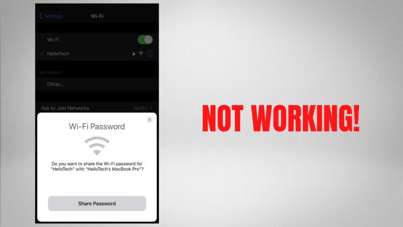 Cách chia sẻ WiFi trên iPhone