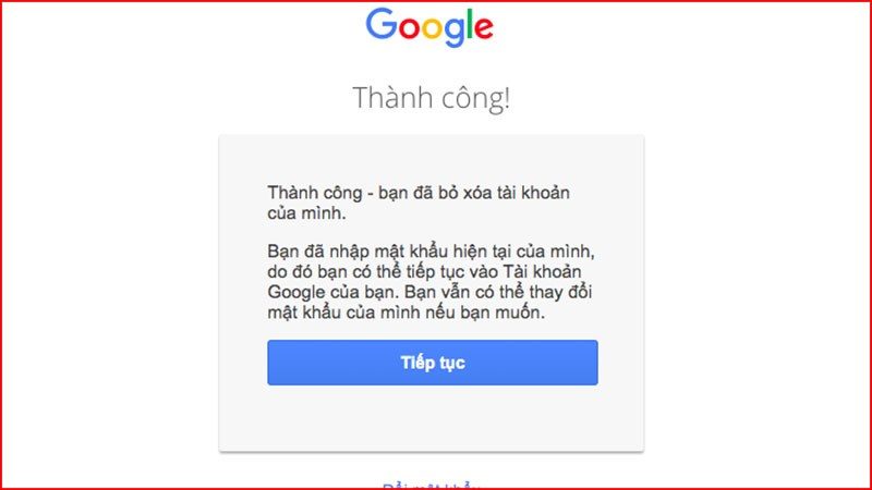 khôi phục tài khoản Google đã xóa